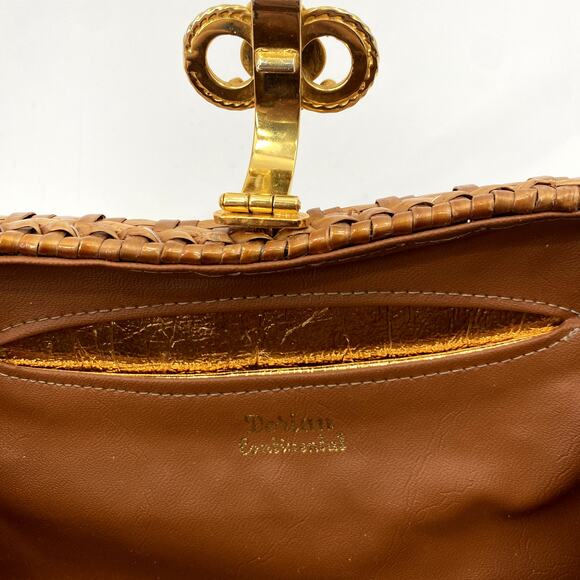 Vintage Doran International weaved straw clutch - Picture 5 of 10